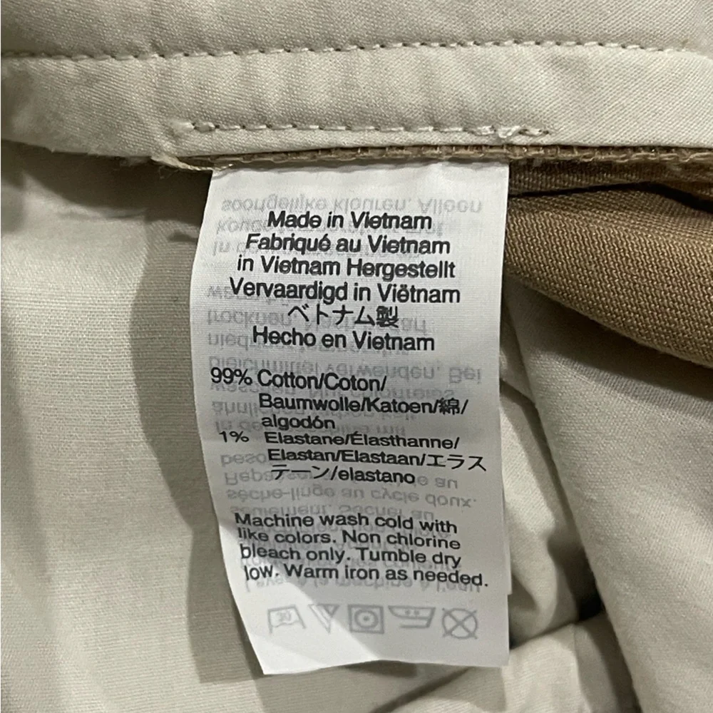 J.Crew Mercantile Flex Chino Shorts Men's Size 30 Khaki Casual Pockets